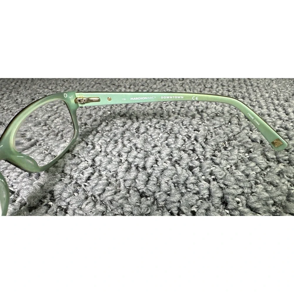 Marchon NYC Downtown Nolita 215 Frames‎ Tortoise Green Full Rim 51-16-135